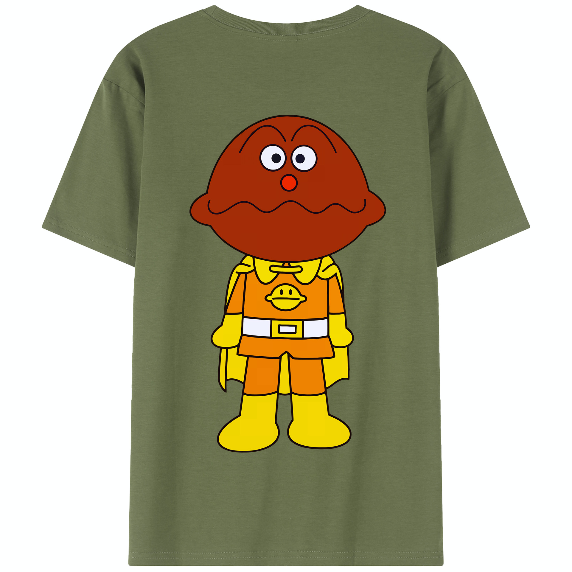 （画像用） アンパンマン Anpanman 綿100％半袖Tシャツ（背面プリント）